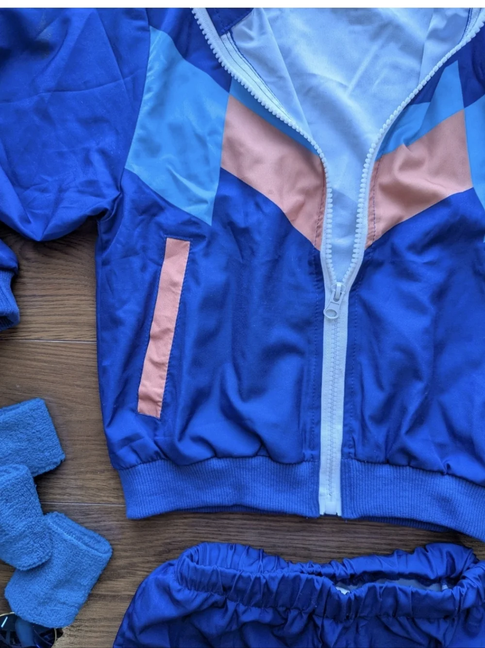 Retro 80s Kids Unisex Costume 6 Piece Outfit & Accessories **See Description!**